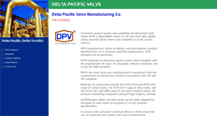Desktop Screenshot of deltapacificvalve.com